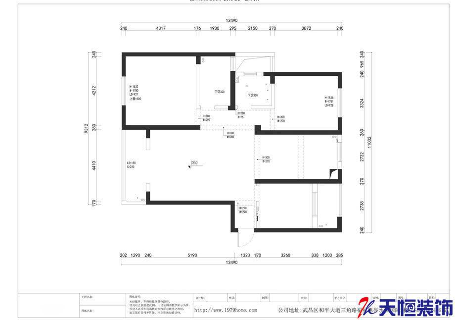 洛陽(yáng)裝修案例洛陽(yáng)東方今典三居室美式風(fēng)格設(shè)計(jì)施工裝修案例
