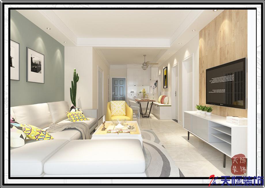 洛陽裝修案例中弘卓越城3-1-3002