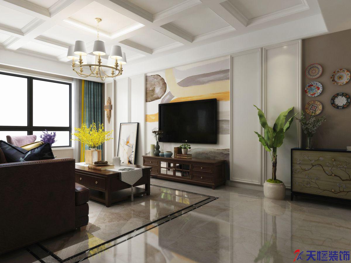 洛陽裝修案例遠(yuǎn)見水岸280平別墅效果圖