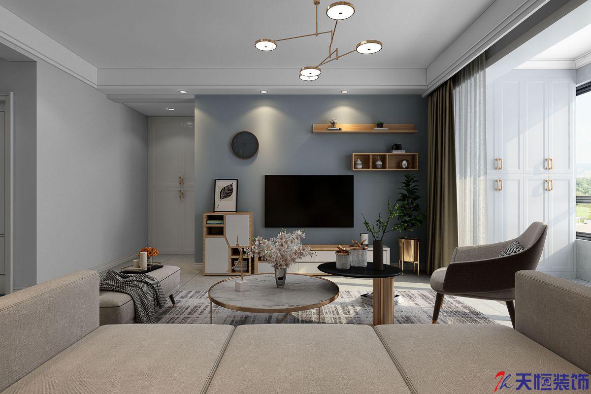 洛陽(yáng)裝修案例伊水府邸-簡(jiǎn)約