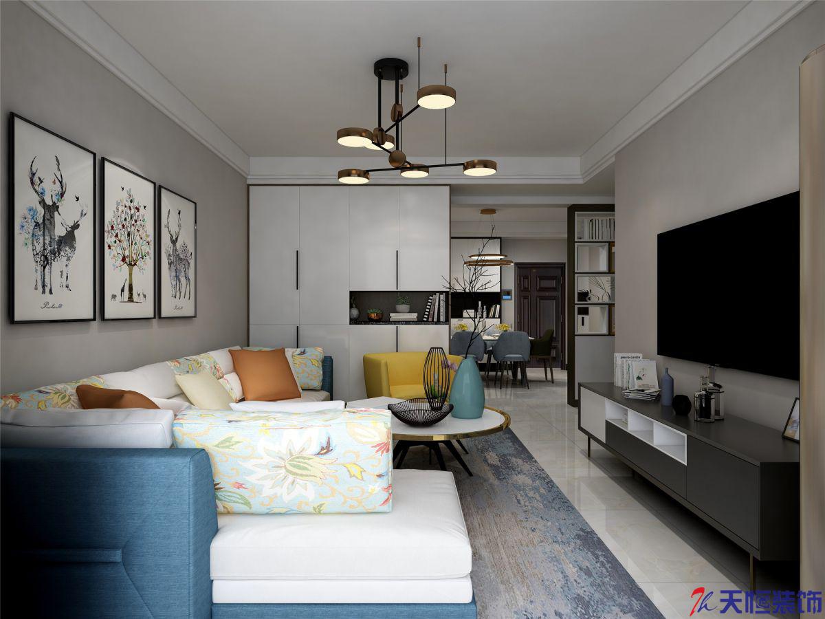 洛陽(yáng)裝修案例濱河御景苑-簡(jiǎn)約