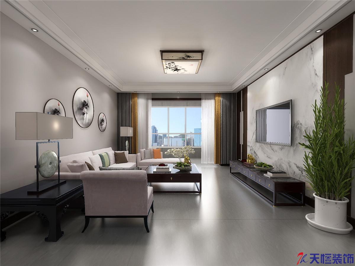 洛陽(yáng)裝修案例五號(hào)小區(qū)-新中式