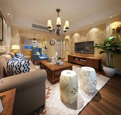 洛陽建業(yè)桂圓300平復(fù)式---天恒裝飾設(shè)計(jì)施工