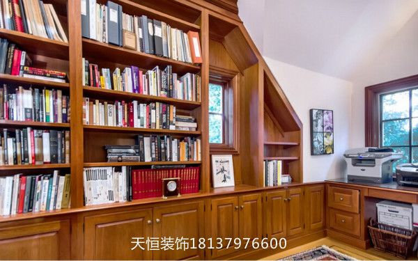 孩子學(xué)習(xí)好的秘訣是要有書香門第的家庭裝修氛圍