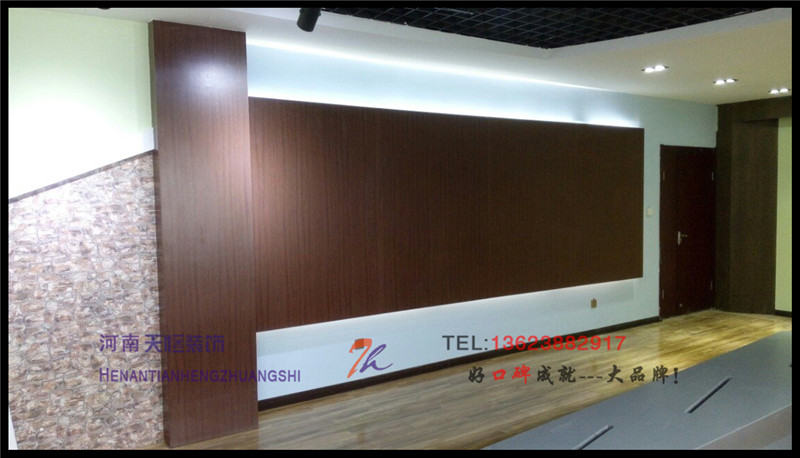 【洛陽裝修】部隊榮譽室天恒設(shè)計施工裝修日記手機隨拍