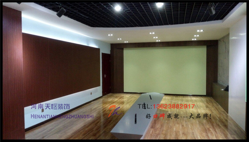 【洛陽裝修】部隊榮譽室天恒設(shè)計施工裝修日記手機隨拍