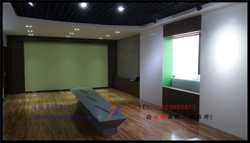 【洛陽裝修】部隊榮譽室天恒設(shè)計施工裝修日記手機隨拍