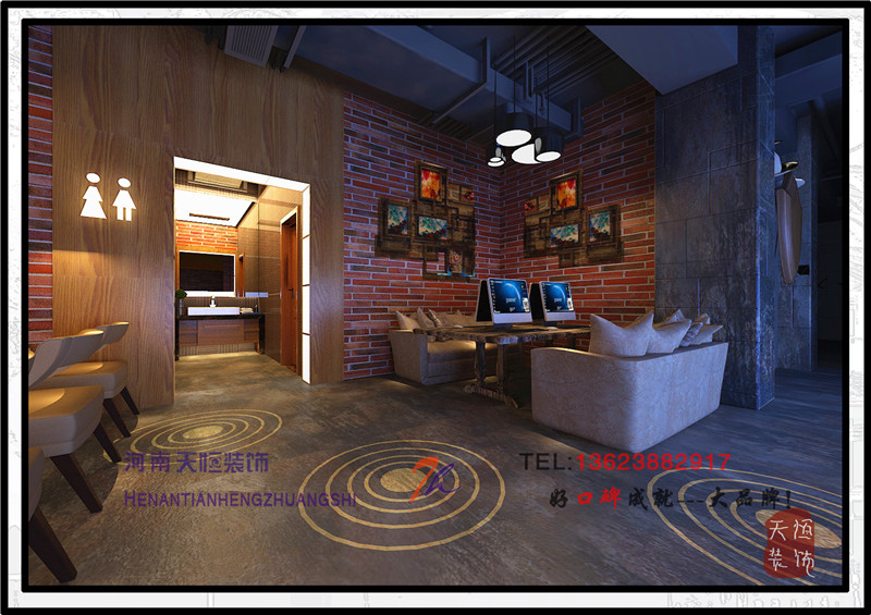 【洛陽(yáng)天恒裝飾】瀍河區(qū)啟明西路十二號(hào)門(mén)面房原點(diǎn)網(wǎng)吧