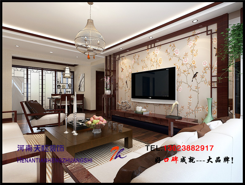 洛陽裝飾公司精彩案例之東方經(jīng)典水晶7號