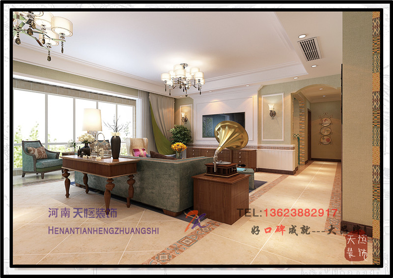 洛陽(yáng)裝飾公司優(yōu)秀設(shè)計(jì)師案例之恒泰春天田園