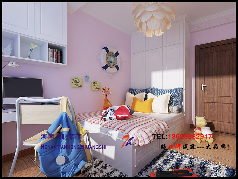 洛陽(yáng)裝飾公司優(yōu)秀設(shè)計(jì)師之棕櫚泉110平