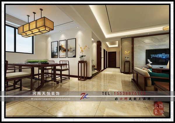 洛陽(yáng)裝修案例【天恒裝飾】建業(yè)桂園（東方，宜韻）中式設(shè)計(jì)欣賞