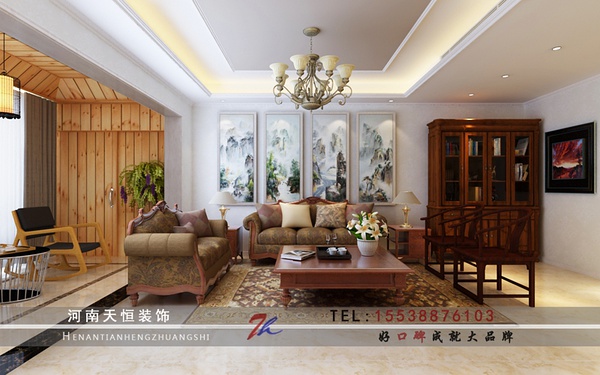 洛陽(yáng)裝修案例洛陽(yáng)匯景灣（合璧），天恒裝飾施工