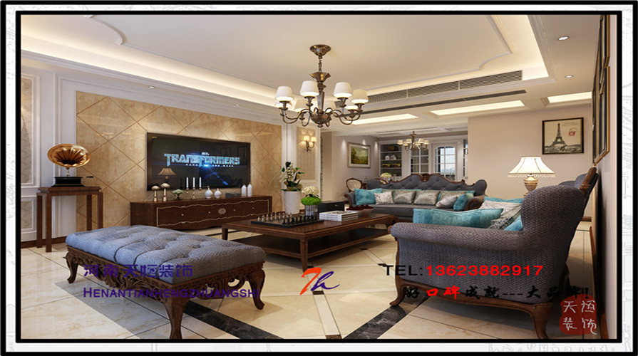 洛陽小區(qū)設(shè)計效果圖之十一洛陽桂城小區(qū)180平