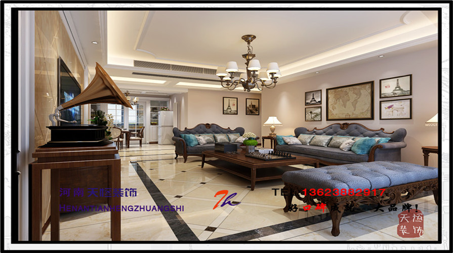 洛陽小區(qū)設(shè)計效果圖之十一洛陽桂城小區(qū)180平