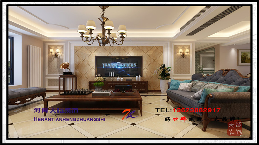 洛陽小區(qū)設(shè)計效果圖之十一洛陽桂城小區(qū)180平