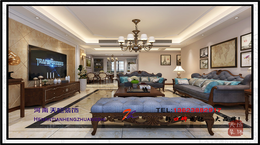 洛陽小區(qū)設(shè)計效果圖之十一洛陽桂城小區(qū)180平