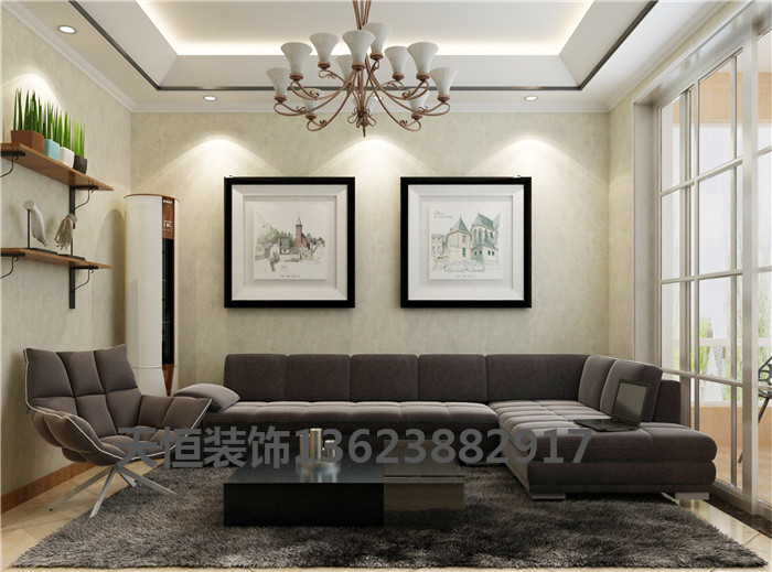 洛陽裝潢公司之大瞾國際現(xiàn)代簡約天恒設(shè)計施工裝修案例