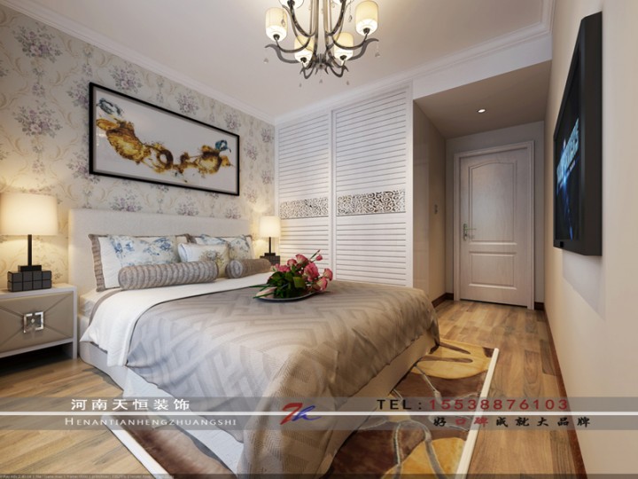 洛陽裝飾公司精彩案例之皇朝麗苑天恒設(shè)計施工裝修案例