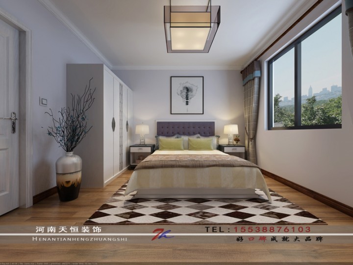 洛陽裝飾公司精彩案例之皇朝麗苑天恒設(shè)計施工裝修案例