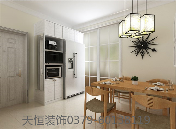 洛陽裝修設(shè)計圖之周山新城天恒設(shè)計施工裝修案例